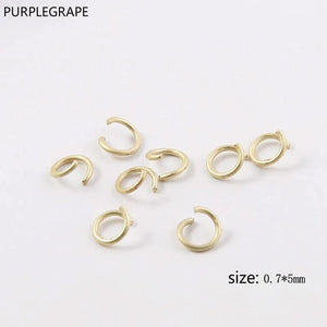100pcs DIY Jewelry Accessories Open Ring Earrings Materials