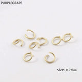 100pcs DIY Jewelry Accessories Open Ring Earrings Materials
