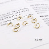 100pcs DIY Jewelry Accessories Open Ring Earrings Materials