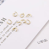 100pcs DIY Jewelry Accessories Open Ring Earrings Materials
