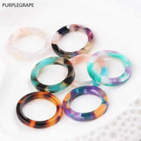 Acrylics DIY Earrings Necklace Pendant Circle 10pcs
