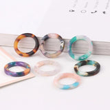 Acrylics DIY Earrings Necklace Pendant Circle 10pcs