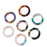 Acrylics DIY Earrings Necklace Pendant Circle 10pcs