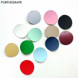 Curved Disc DIY Earrings Jewelry Accessories Retro Pendant