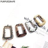 Leopard Pendant DIY Earrings Jewelry Accessories Material Geometry Tassel