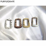 Leopard Pendant DIY Earrings Jewelry Accessories Material Geometry Tassel