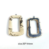 Leopard Pendant DIY Earrings Jewelry Accessories Material Geometry Tassel