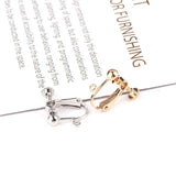 20pcs Pure Copper Large Screw Ear Clips without Pierced Head Screws