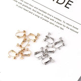 20pcs Pure Copper Large Screw Ear Clips without Pierced Head Screws