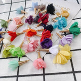 DIY Cloth Flower Earpiece Pendant Accessories Materials