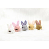 PURPLEGRAPE Wool Rabbit Jewelry Material DIY Earrings Rubber Band Accessories
