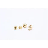 PURPLEGRAPE 18K Bell Zircon Loose Pearl Jewelry DIY Material