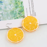 Fruit Orange Lemon Earrings Pendant 10pcs