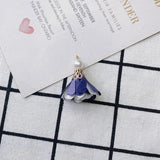 DIY Jewelry Accessories: Cloth Flowers, Pearl Tote, Earring Pendant Materials