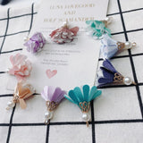 DIY Jewelry Accessories: Cloth Flowers, Pearl Tote, Earring Pendant Materials