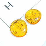 Acrylic amber jewelry pendant accessories DIY earrings material pack of 8