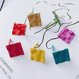DIY Jewelry Iron Spray Square Heart Earrings