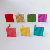 DIY Jewelry Iron Spray Square Heart Earrings
