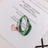 4Pcs Resin Pendant DIY Earring Accessories