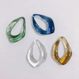 4Pcs Resin Pendant DIY Earring Accessories