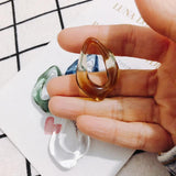 4Pcs Resin Pendant DIY Earring Accessories