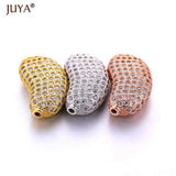 Large CZ Crystal Tube Bean Ball Beads for DIY Jewelry