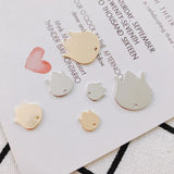 Metal Piece Pendant Earring Necklace Charms DIY Making 10pcs