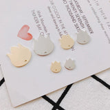 Metal Piece Pendant Earring Necklace Charms DIY Making 10pcs
