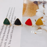Alloy Round Pendant Charms for DIY Jewelry Earring