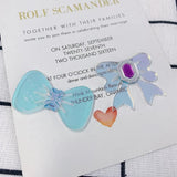 Magic Bow Oval Resin Earrings - DIY Accessories Materials