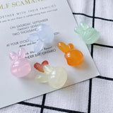 DIY Rabbit Resin Acrylic Bracelet Necklace Accessories