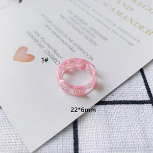 DIY Small Fresh Broken Flowers Ring Accessories