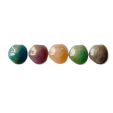 DIY Agate Semi-Circular Ring Face Hair Clip Mosaic Material