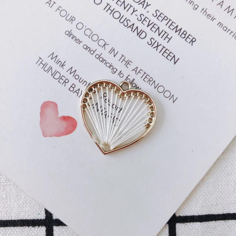 Alloy Love Pendant Earrings Jewelry Accessories