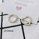 Geometric Love Round Pearl Set Earrings & Pendant
