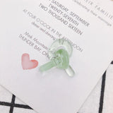 Translucent Resin Earrings Patch Material 4pcs