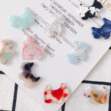 10pcs Wax Cord Tassel Bead Cap Earrings Lot