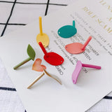 Geometric Earrings Iron Paint DIY Accessories