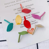 Geometric Earrings Iron Paint DIY Accessories
