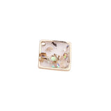 Resin Shell Drop Earrings Handmade Pendant
