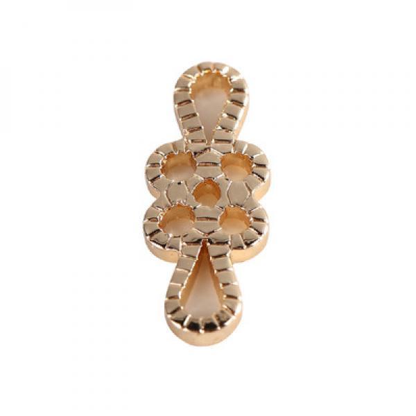 14K Chinese Knot Tassel Earrings for DIY Necklaces