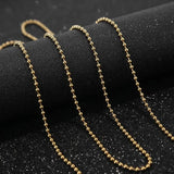 Stainless Steel Ball Bead Chain Jewelry Accessories DIY Making