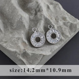 18k Rhodium Plated Zircon DIY Jewelry Making Accessories