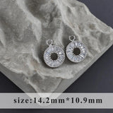 18k Rhodium Plated Zircon DIY Jewelry Making Accessories