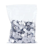 500pcs 304 Stainless Steel Flat Round Ear Studs for DIY Accessories