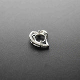 Heart Shape CZ Stone 925 Silver Pendant Setting