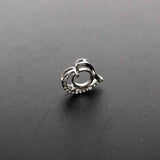Heart Shape CZ Stone 925 Silver Pendant Setting