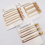20PCS Duck Beak Square Clip Pearl Hairpin DIY Barrettes Girls Accessories