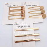 20PCS Duck Beak Square Clip Pearl Hairpin DIY Barrettes Girls Accessories