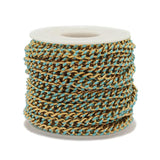 1m Enamel Stainless Steel Cuban Chains for DIY Jewelry